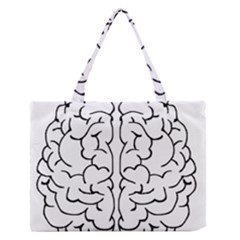 Brain Mind Gray Matter Thought Medium Zipper Tote Bag by Nexatart