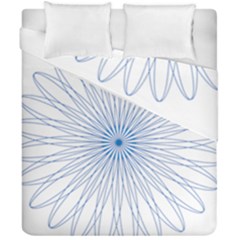 Spirograph Pattern Circle Design Duvet Cover Double Side (california King Size)