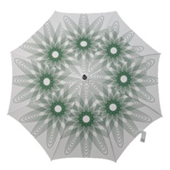 Spirograph Pattern Circle Design Hook Handle Umbrellas (large) by Nexatart