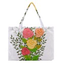 Roses Flowers Floral Flowery Medium Tote Bag View1