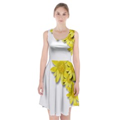 Flowers Spring Yellow Spring Onion Racerback Midi Dress by Nexatart