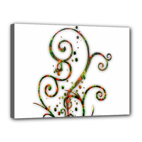 Scroll Magic Fantasy Design Canvas 16  x 12 