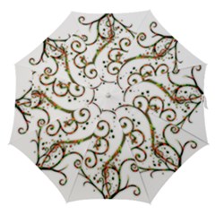 Scroll Magic Fantasy Design Straight Umbrellas by Nexatart