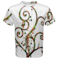 Scroll Magic Fantasy Design Men s Cotton Tee by Nexatart