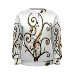 Scroll Magic Fantasy Design Women s Sweatshirt