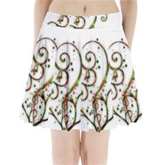 Scroll Magic Fantasy Design Pleated Mini Skirt