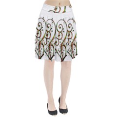 Scroll Magic Fantasy Design Pleated Skirt