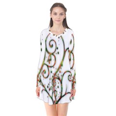 Scroll Magic Fantasy Design Flare Dress by Nexatart