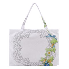 Scrapbook Element Lace Embroidery Medium Tote Bag by Nexatart