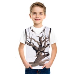 Tree Isolated Dead Plant Weathered Kids  Sportswear by Nexatart