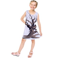 Tree Isolated Dead Plant Weathered Kids  Tunic Dress by Nexatart