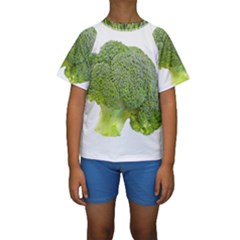 Broccoli Bunch Floret Fresh Food Kids  Short Sleeve Swimwear by Nexatart