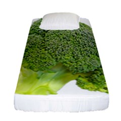 Broccoli Bunch Floret Fresh Food Fitted Sheet (single Size) by Nexatart