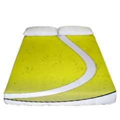 Tennis Ball Ball Sport Fitness Fitted Sheet (king Size) by Nexatart