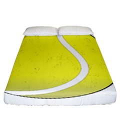 Tennis Ball Ball Sport Fitness Fitted Sheet (california King Size) by Nexatart