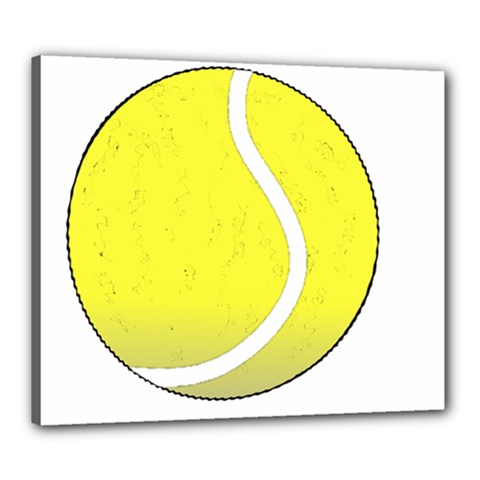 Tennis Ball Ball Sport Fitness Canvas 24  X 20  by Nexatart