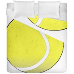 Tennis Ball Ball Sport Fitness Duvet Cover Double Side (california King Size) by Nexatart