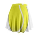 Tennis Ball Ball Sport Fitness Mini Flare Skirt View2