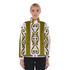 Gold Scroll Design Ornate Ornament Winterwear by Nexatart