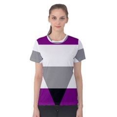 Aegosexual Autochorissexual Flag Women s Cotton Tee