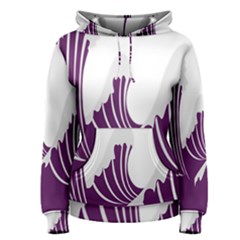 Waves Purple Wave Water Chevron Sea Beach Women s Pullover Hoodie by Mariart