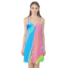 Aurora Color Rainbow Space Blue Sky Purple Yellow Green Pink Camis Nightgown by Mariart