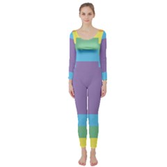 Carmigender Flags Rainbow Long Sleeve Catsuit by Mariart