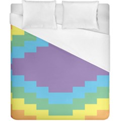 Carmigender Flags Rainbow Duvet Cover (california King Size) by Mariart