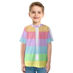 Condigender Flags Kids  Sport Mesh Tee