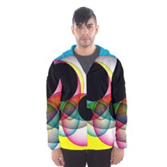 Apollonius Color Multi Circle Polkadot Hooded Wind Breaker (men) by Mariart