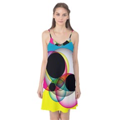 Apollonius Color Multi Circle Polkadot Camis Nightgown by Mariart