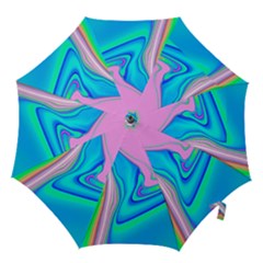 Aurora Color Rainbow Space Blue Sky Purple Yellow Green Pink Red Hook Handle Umbrellas (medium) by Mariart