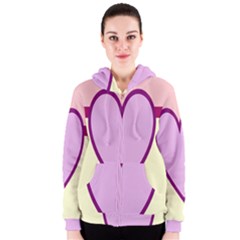 Cute Gender Gendercute Flags Love Heart Line Valentine Women s Zipper Hoodie