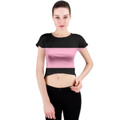 Domgirl Playgirl Crew Neck Crop Top by Mariart