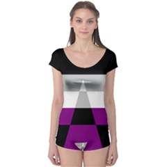 Dissexual Flag Boyleg Leotard  by Mariart