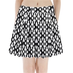 Dark Horse Playing Card Black White Pleated Mini Skirt by Mariart