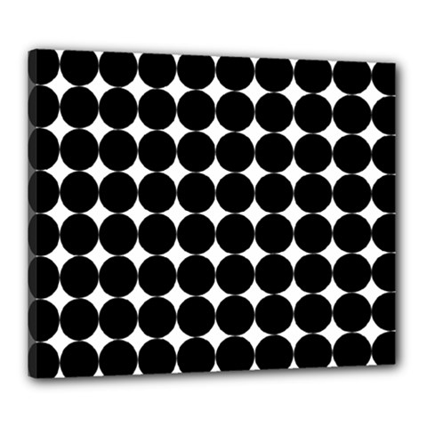 Dotted Pattern Png Dots Square Grid Abuse Black Canvas 24  X 20 