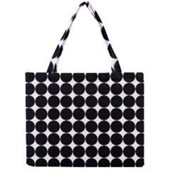 Dotted Pattern Png Dots Square Grid Abuse Black Mini Tote Bag by Mariart