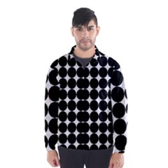 Dotted Pattern Png Dots Square Grid Abuse Black Wind Breaker (men)