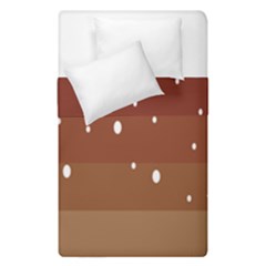 Fawn Gender Flags Polka Space Brown Duvet Cover Double Side (single Size) by Mariart