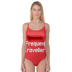 Frequent Travellers Red Camisole Leotard 