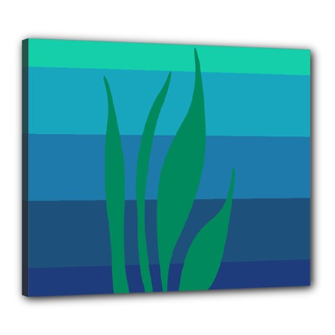 Gender Sea Flags Leaf Canvas 24  X 20  by Mariart
