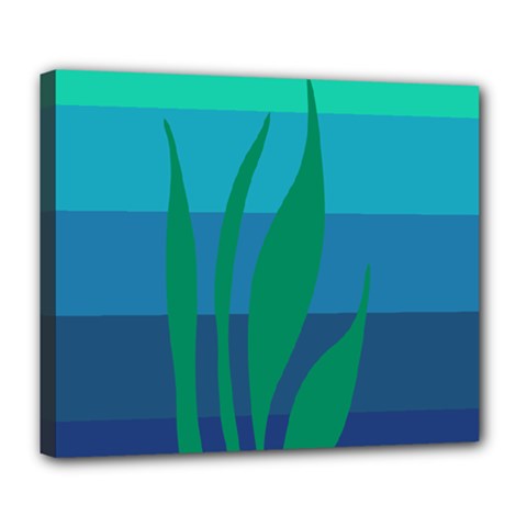 Gender Sea Flags Leaf Deluxe Canvas 24  X 20   by Mariart