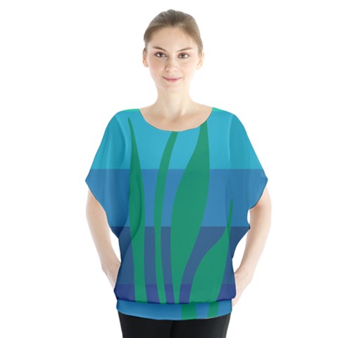 Gender Sea Flags Leaf Blouse by Mariart