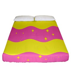 Glimra Gender Flags Star Space Fitted Sheet (queen Size)