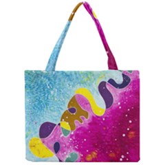 Fabric Rainbow Mini Tote Bag by Mariart