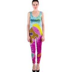 Fabric Rainbow Onepiece Catsuit