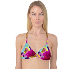 Fabric Rainbow Reversible Tri Bikini Top