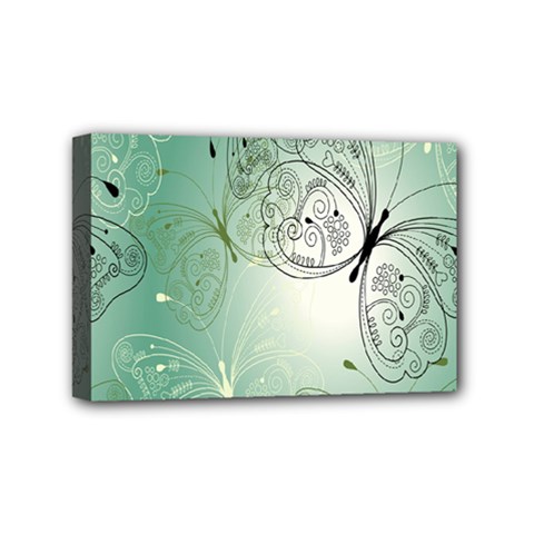 Glass Splashback Abstract Pattern Butterfly Mini Canvas 6  X 4 