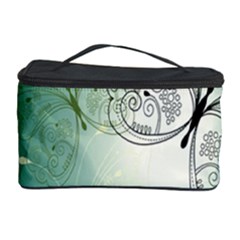 Glass Splashback Abstract Pattern Butterfly Cosmetic Storage Case by Mariart